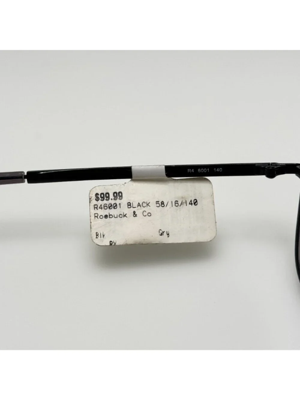 Roebuck & Co Sunglasses R4 6001 Black 58-16-140